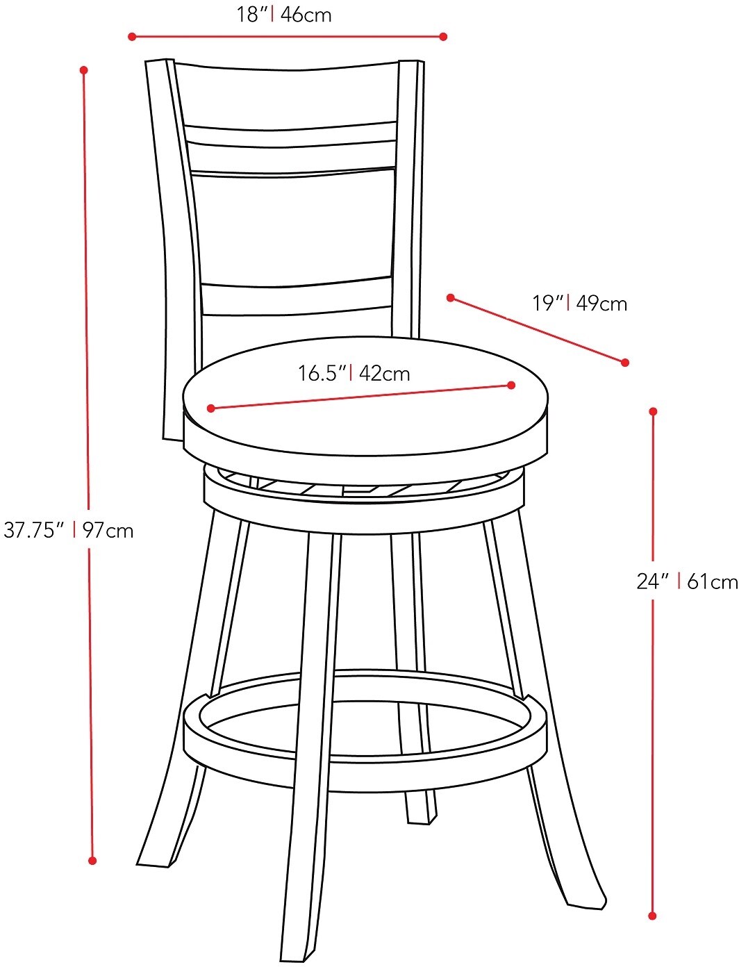 Dining Room Furniture - Wigan Barstool